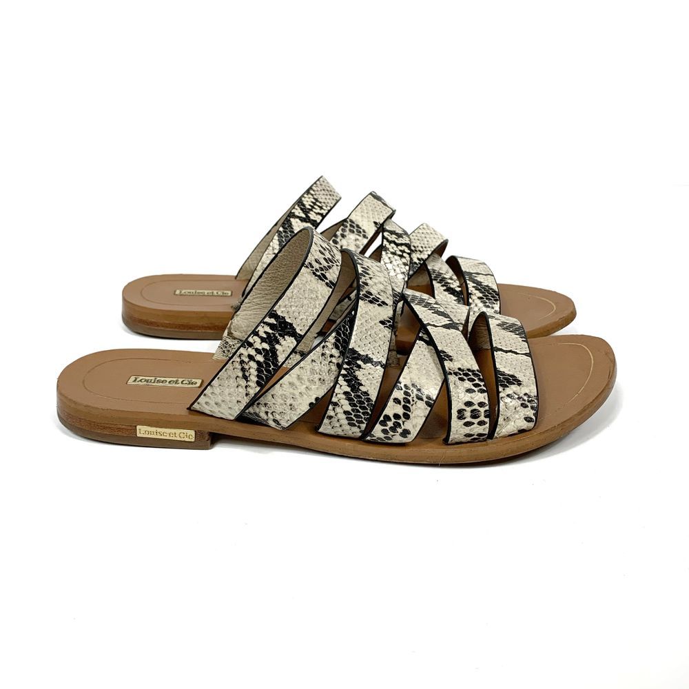Louise et Cie  Snakeskin Strappy Sandals Size 9.5M